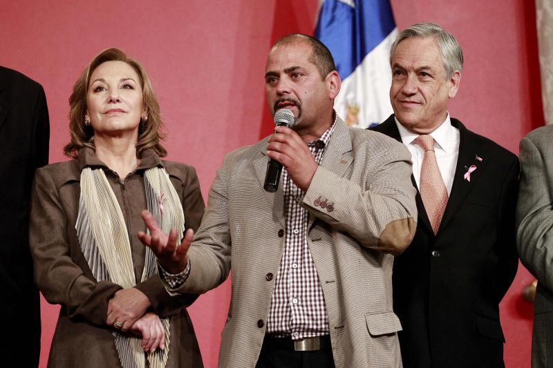 Agencia Uno (archivo) - Cecilia Morel, Mario Sepúlveda y el ex Presidente Sebastián Piñera