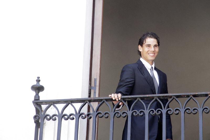 Sebastián Piñera recibió a Rafael Nadal en La Moneda - Créditos: Agencia UNO