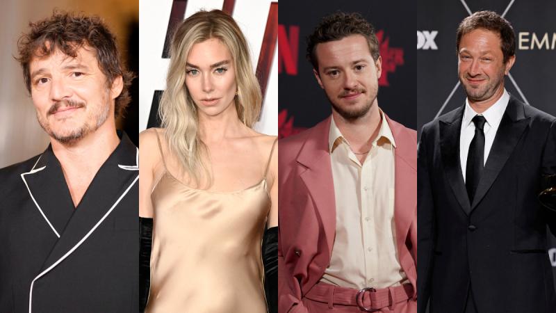 Pedro Pascal, Vanessa Kirby, Ebon Moss-Bachrach y Joseph Quinn - AFP