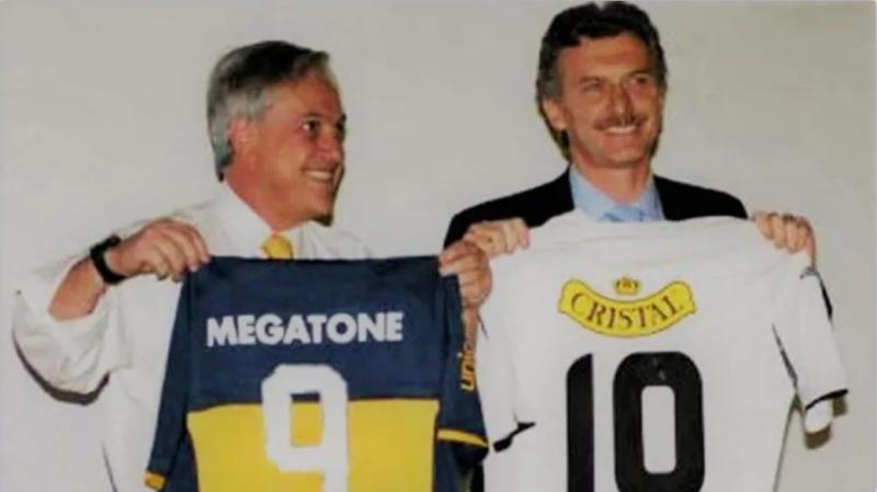 Sebastián Piñera durante su paso por Colo Colo / Créditos: Archivo