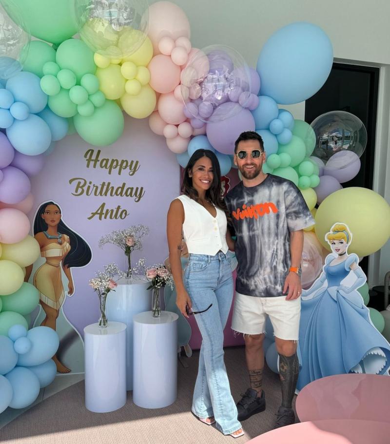Lionel Messi celebró el cumpleaños de Antonella Roccuzzo - Créditos: Instagram