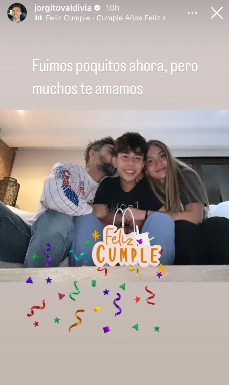 Así luce le hijo de Jorge Valdivia y Aránguiz / Créditos: Instagram