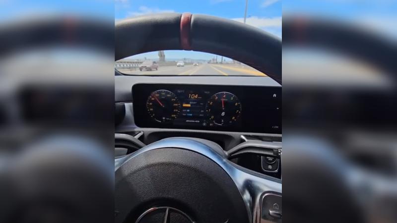 Instagram/felipepadillarico - Conductor excede límite de velocidad en Concepción