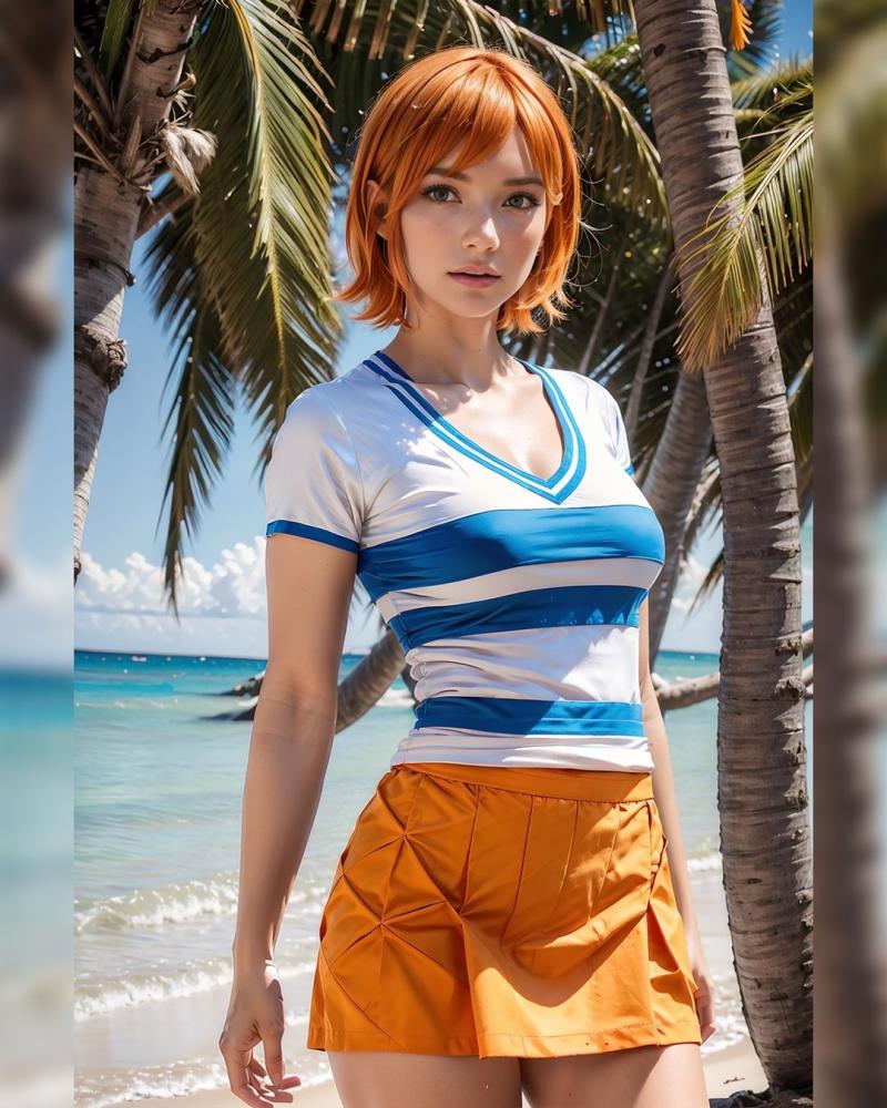 Nami de "One Piece" en la vida real - My Smart Arts