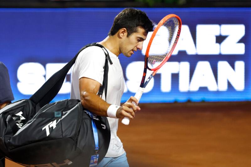 Cristian Garin se alista para su debut en el Chile Open 2024 - Crédito: Photosport.