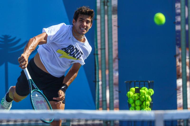 Cristian Garin se ilusiona en el Rio Open - Crédito: Photosport.