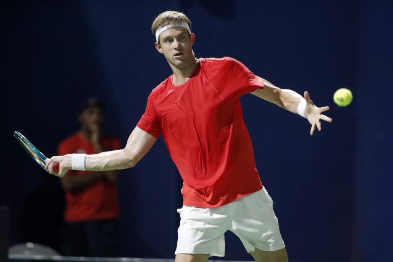 Nicolás Jarry realizó una dura autocrítica tras perder en Copa Davis. / Photosport