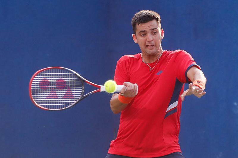 Tomás Barrios quedó eliminado del Rio Open 2024 - Crédito: Photosport