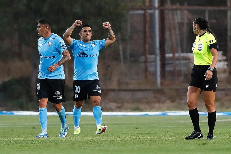 Edson Puch anotó un golazo ante Audax Italiano - Crédito: Photosport