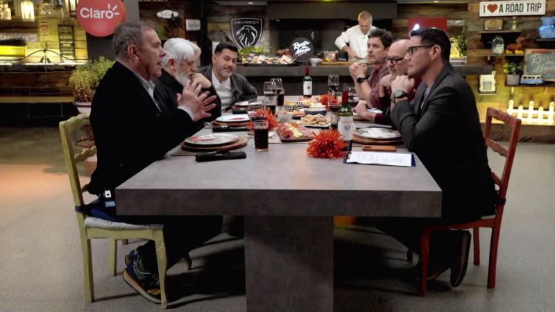 Socios de la Parilla - Cristían García-Huidobro, Luis Gnecco y Roberto Poblete fueron los invitados del último capítulo