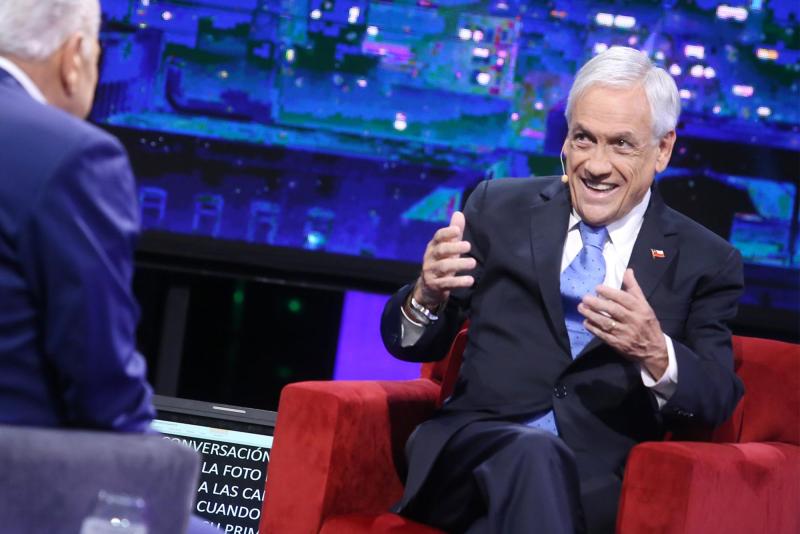 Sebastián Piñera en "Las Caras de la Moneda"