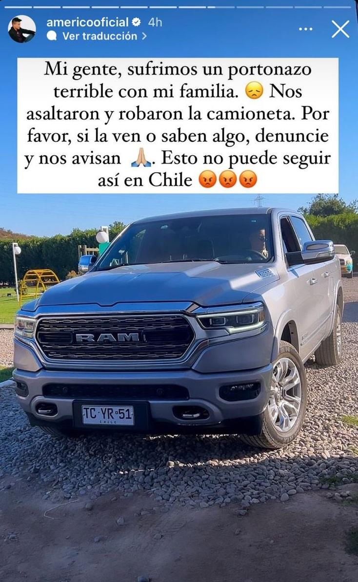 Américo en Instagram