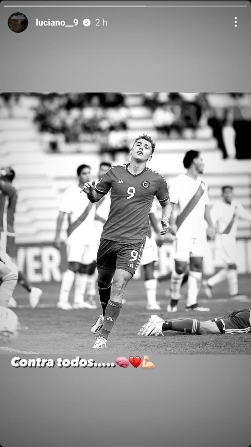 Luciano Arriagada enfrentó las críticas tras el preolímpico con la Roja. / Foto: Instagram