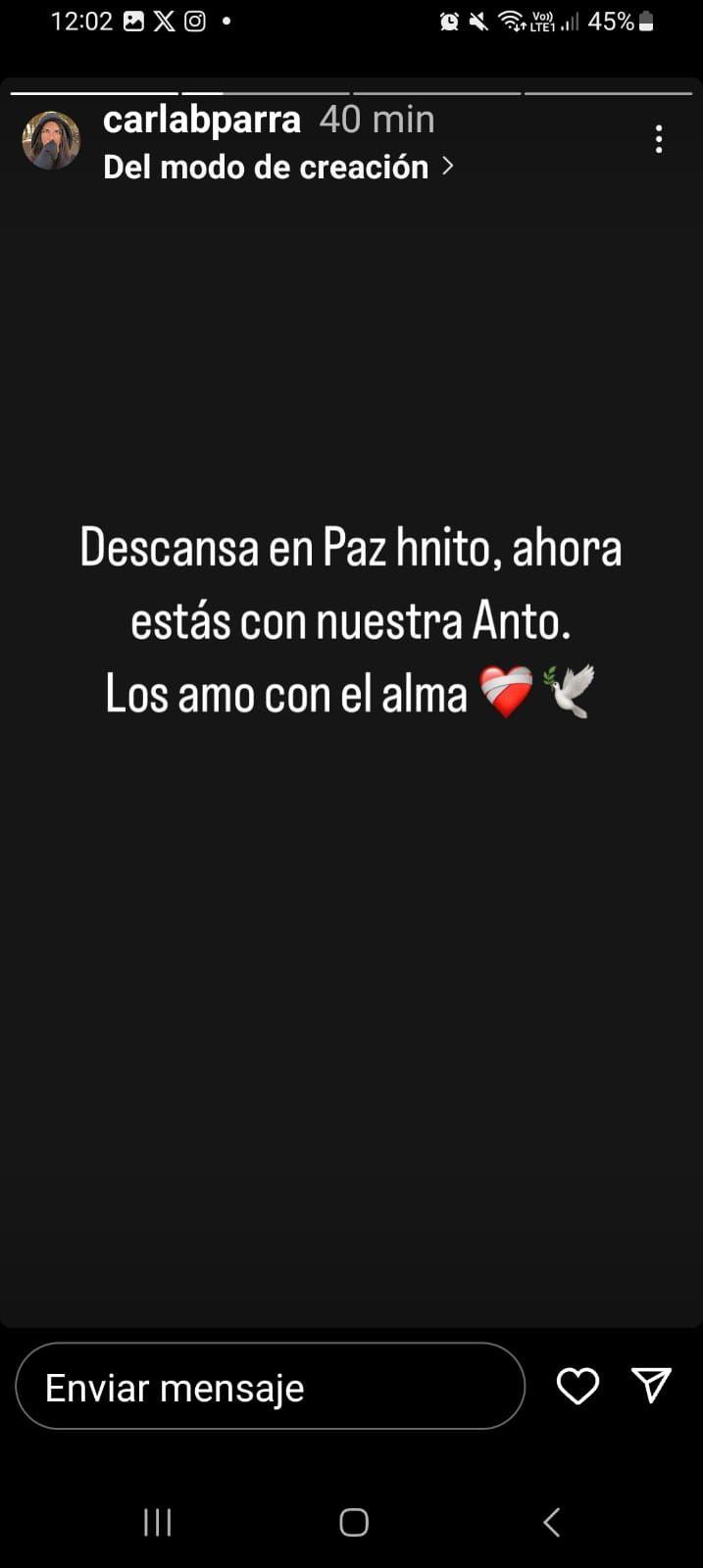 El mensaje de hermana de Antonia Barra tras muerte de su hermano