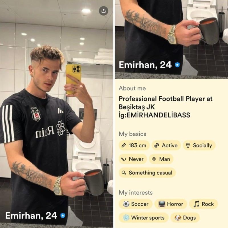Emirhan Delibas fue despedido del Besiktas - Crédito: Bumble