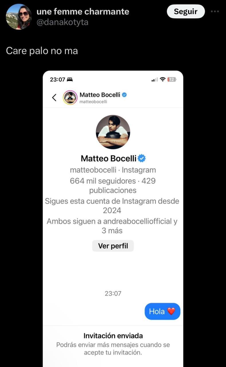 Instagram - Matteo Bocelli