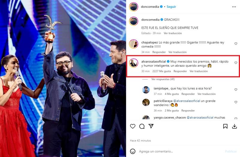 Instagram - Álvaro Salas le deja mensaje a Luis Slimming