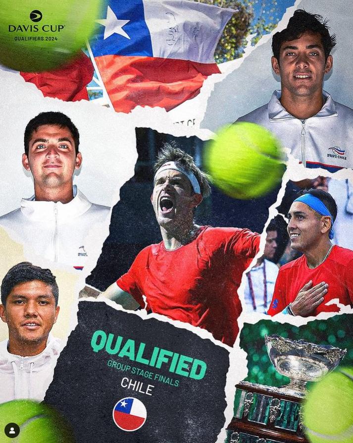 Chile vence a Perú por Copa Davis y va a las finales