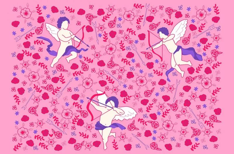 Desafío visual de San Valentín