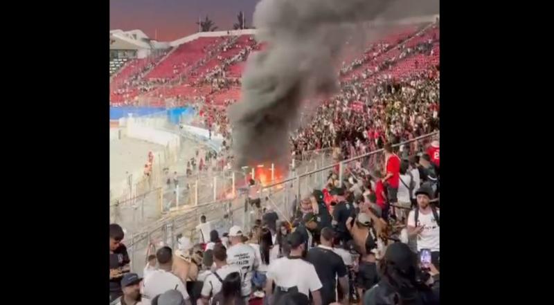 Incidentes en Colo Colo vs Huachipato: Hinchas destruyen tablas de memorial de DD.DD de Estadio Nacional