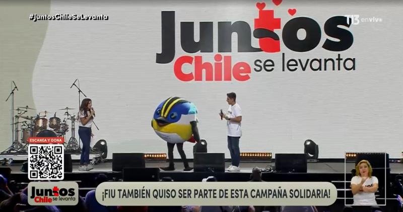 T13 - Fiu apareció en 'Juntos Chile se Levanta'