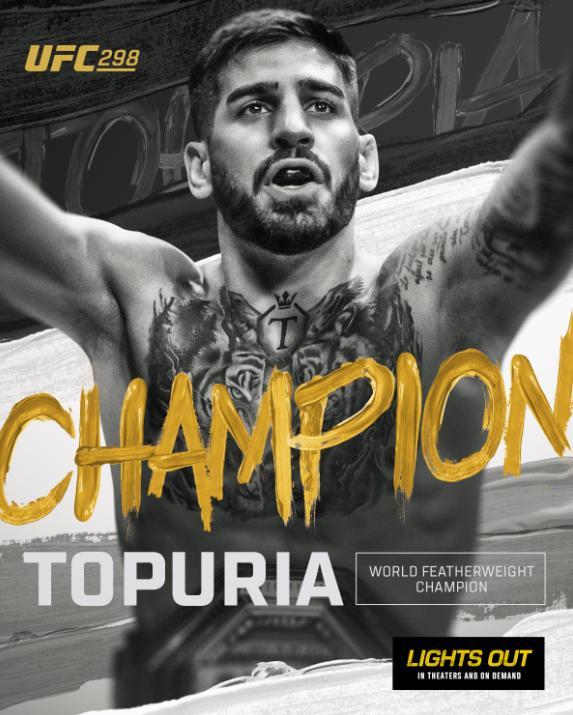 UFC - Ilia Topuria campeón de la UFC