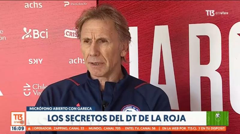 Ricardo Gareca habló en exclusiva con Deportes 13 - Créditos: Captura