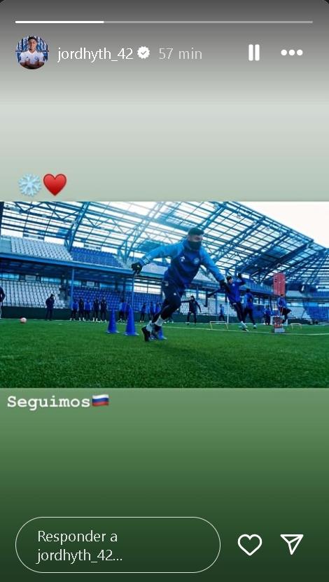 El mensaje de Jordhy Thompson en Rusia - Créditos: Captura