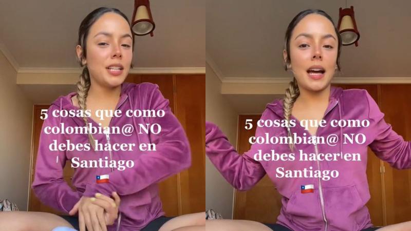 Captura - Colombiana se hace viral en Tiktok