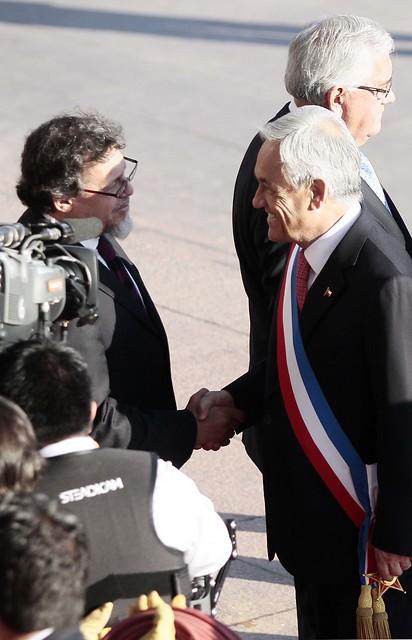 Agencia Uno - Ricardo Lagos Weber y expresidente Piñera