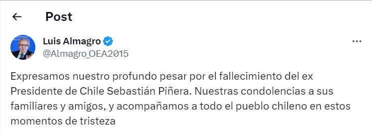 X - Mensaje de Luis Almagro