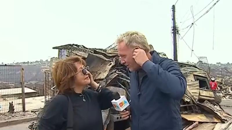 Canal 13 - Martín Cárcamo con Ingrid