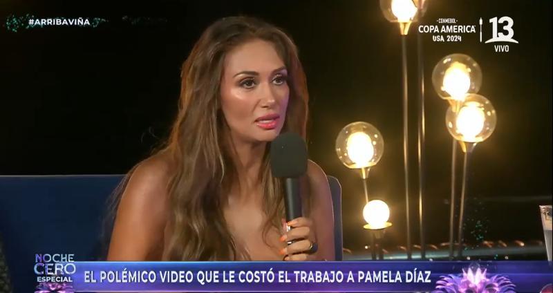 Canal 13 - Pamela Díaz explicó polémico video que le costó un trabajo