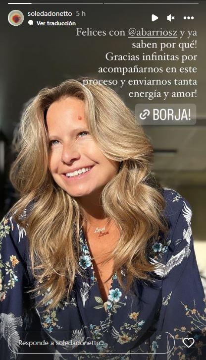 Instagram - Soledad Onetto comparte la primera imagen de su hijo Borja