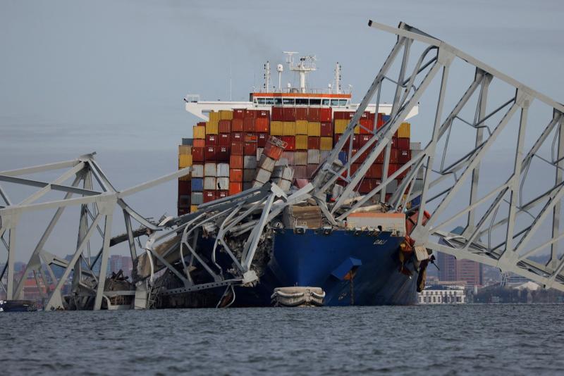 Reuters - Barco colisionó contra puente Francis Scott Key en Baltimore