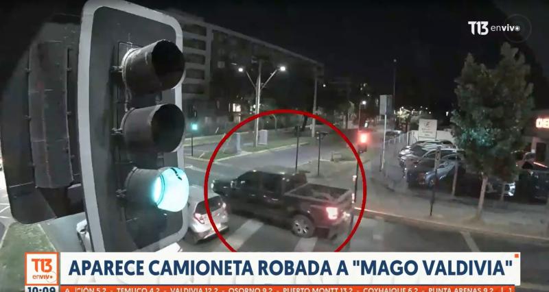 T13 - Camioneta robada a Jorge Valdivia