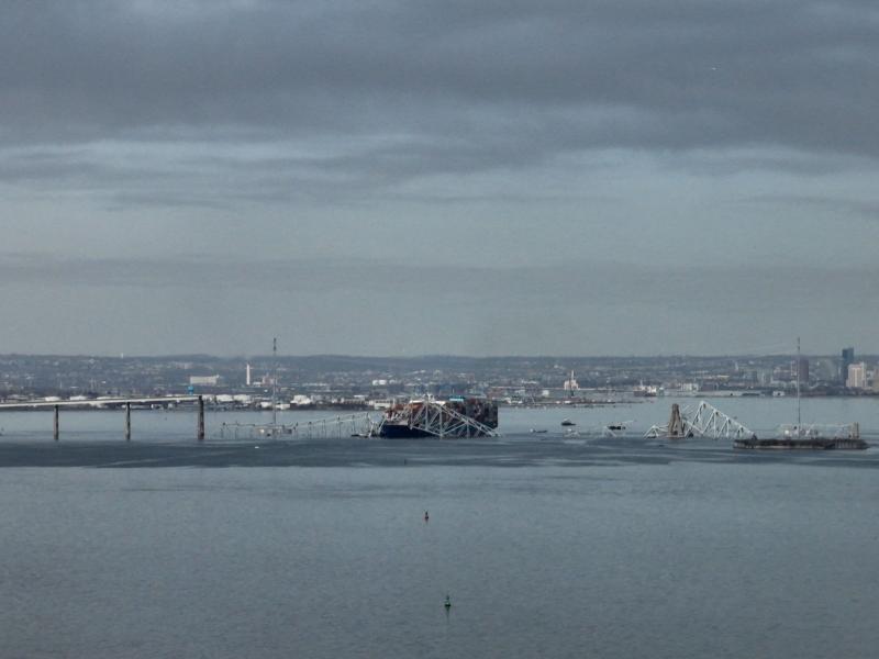 Reuters - Barco colisionó contra puente Francis Scott Key en Baltimore