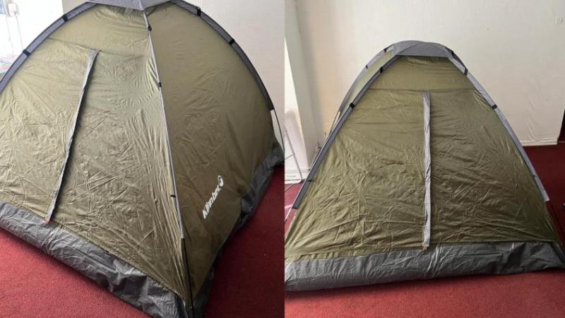 Arriendan en Airbnb una carpa al interior de una casa en Santiago