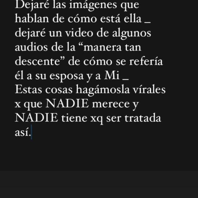 El mensaje de la amiga de Faloon / Instagram