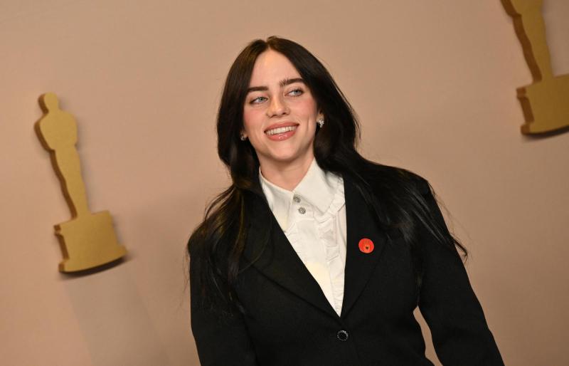 Billie Eilish en los Premios Oscar - AFP