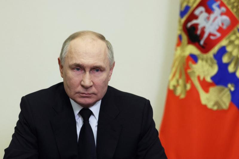 Putin afirma que responsables del atentado terrorista en Moscú "no tendrán un destino envidiable"