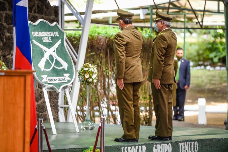 Ceremonia de ascenso póstumo a Eugenio Naín - Agencia Uno
