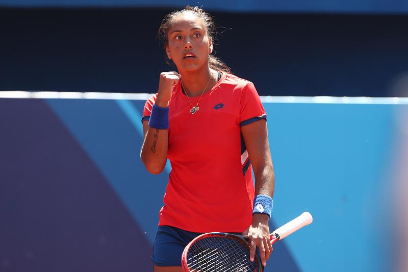 Daniela Seguel es tendencia en todo el mundo por su gesto / Créditos: Agencia UNO