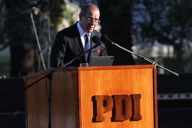 Sergio Muñoz durante actividad en la PDI - Aton, archivo