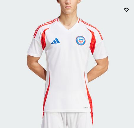 La nueva camieta de visitante de la Roja para este 2024 / Créditos: Adidas