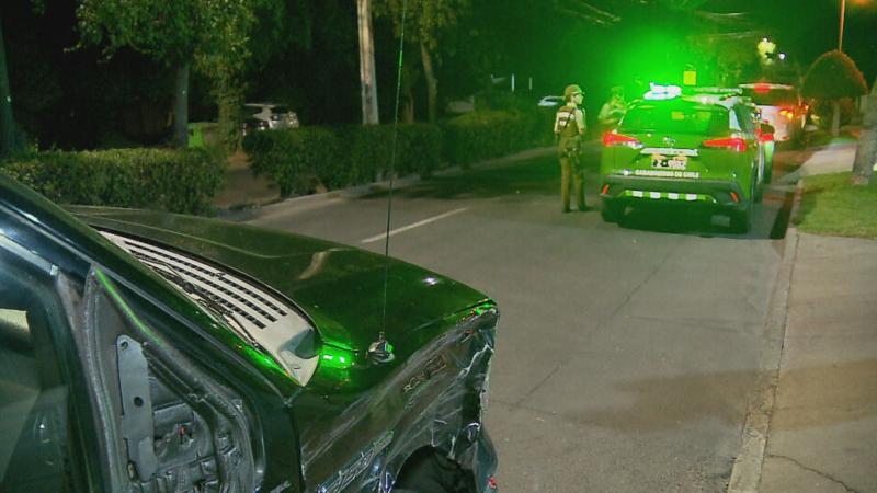 Coronel del Ejército chocó su camioneta en estado de ebriedad en La Reina