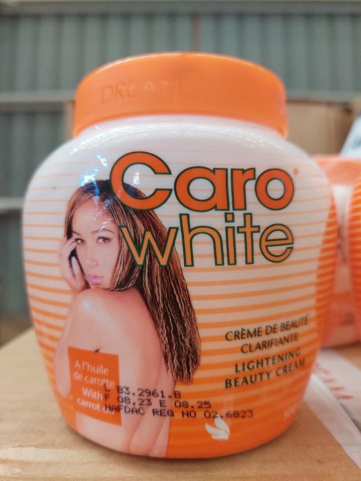 Caro White, la crema incautada que contiene hidroquinona - Aduanas
