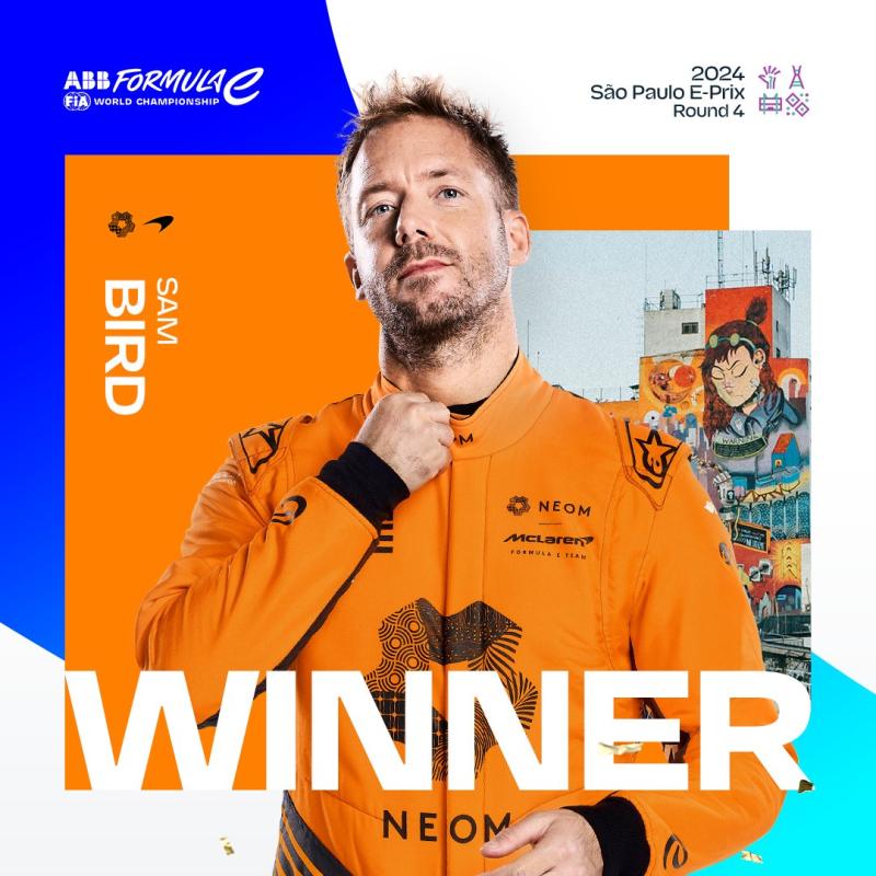 Sam Bird se quedó con la última fecha de la Fórmula E / Créditos: Fórmula E