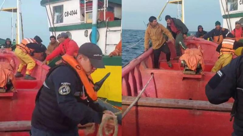 "No aguantábamos un día más": Habla uno de los pescadores rescatados tras una semana desaparecidos