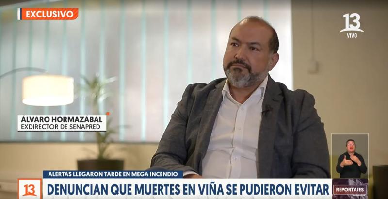 T13 - Senapred apunta contra Conaf por negligencias en incendios de Viña